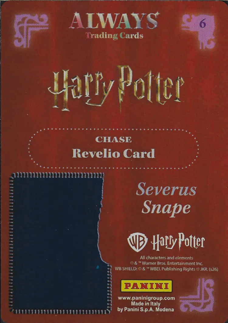Severus Snape, back