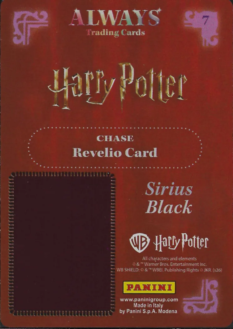 Sirius Black, back