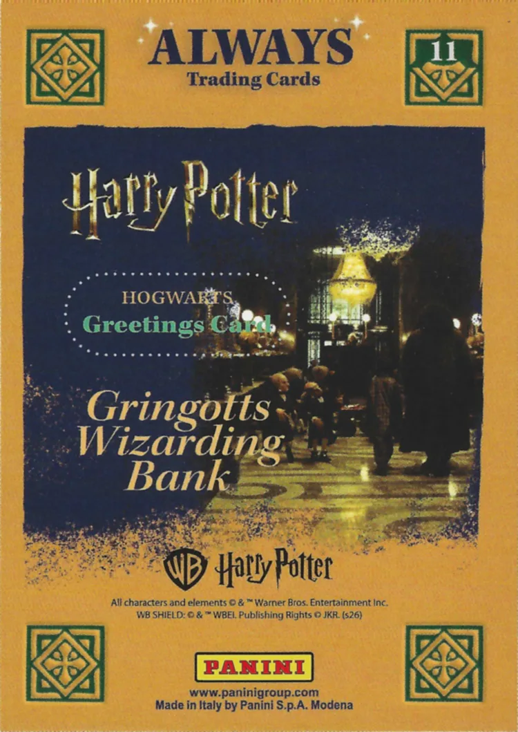 Gringotts Wizarding Bank, back