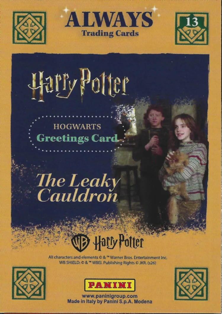 The Leaky Cauldron, back