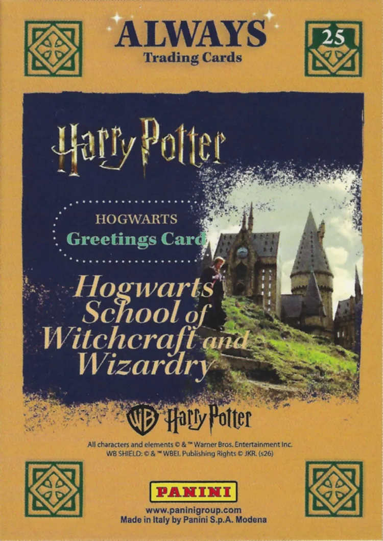 Hogwarts School of Witchcraft and Wizardry, back