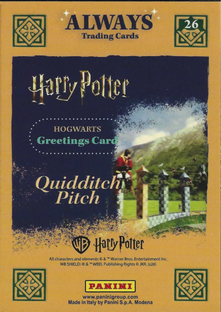 Quidditch Pitch, back
