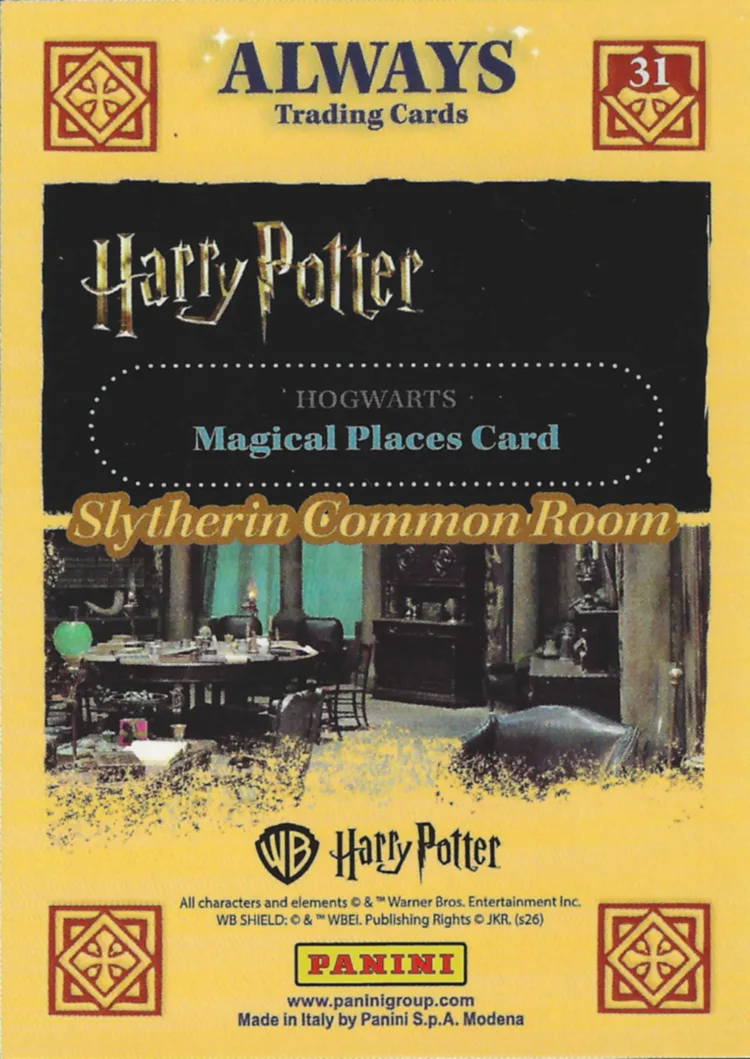 Slytherin Common Room, back