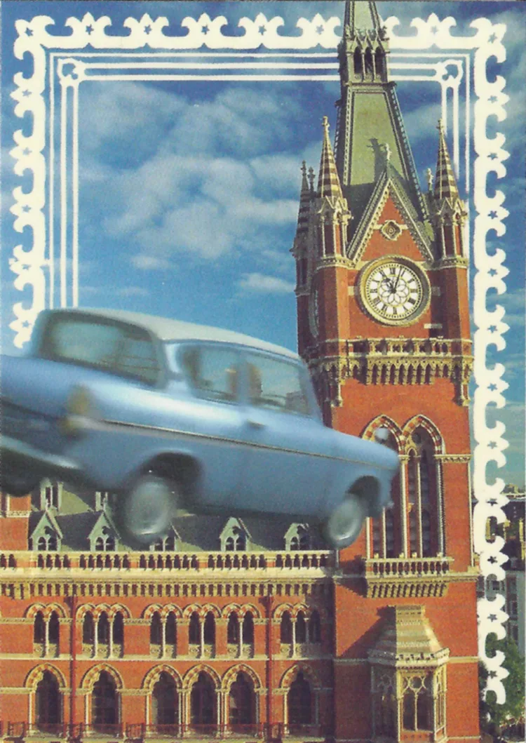 Flying Car over London, front
