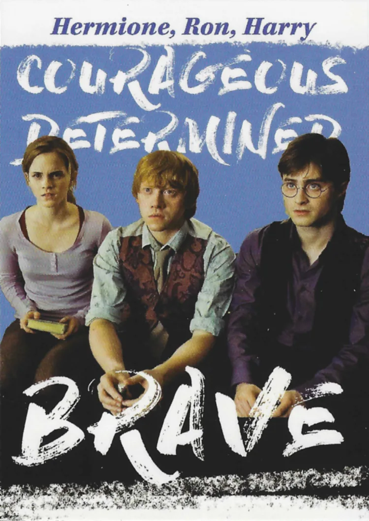 Courageous, Determined, Brave, front
