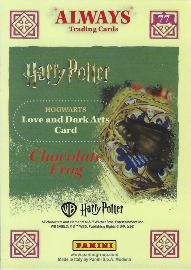 Chocolate Frog, back
