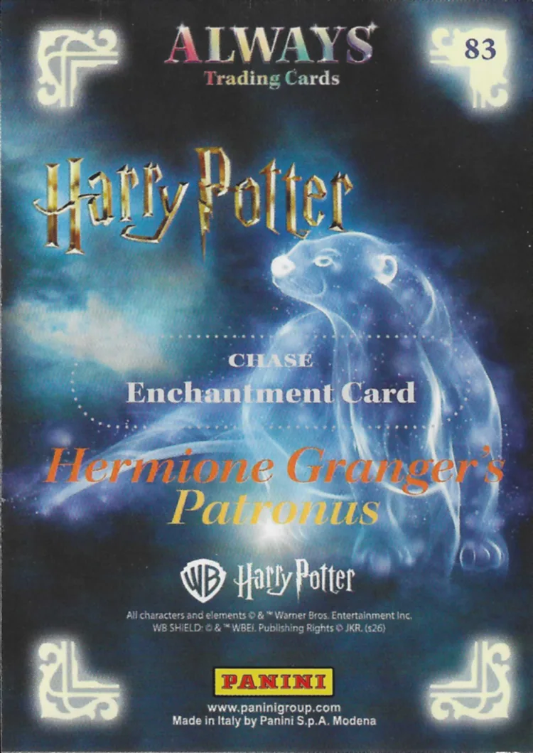 Hermione Granger’s Patronus, back