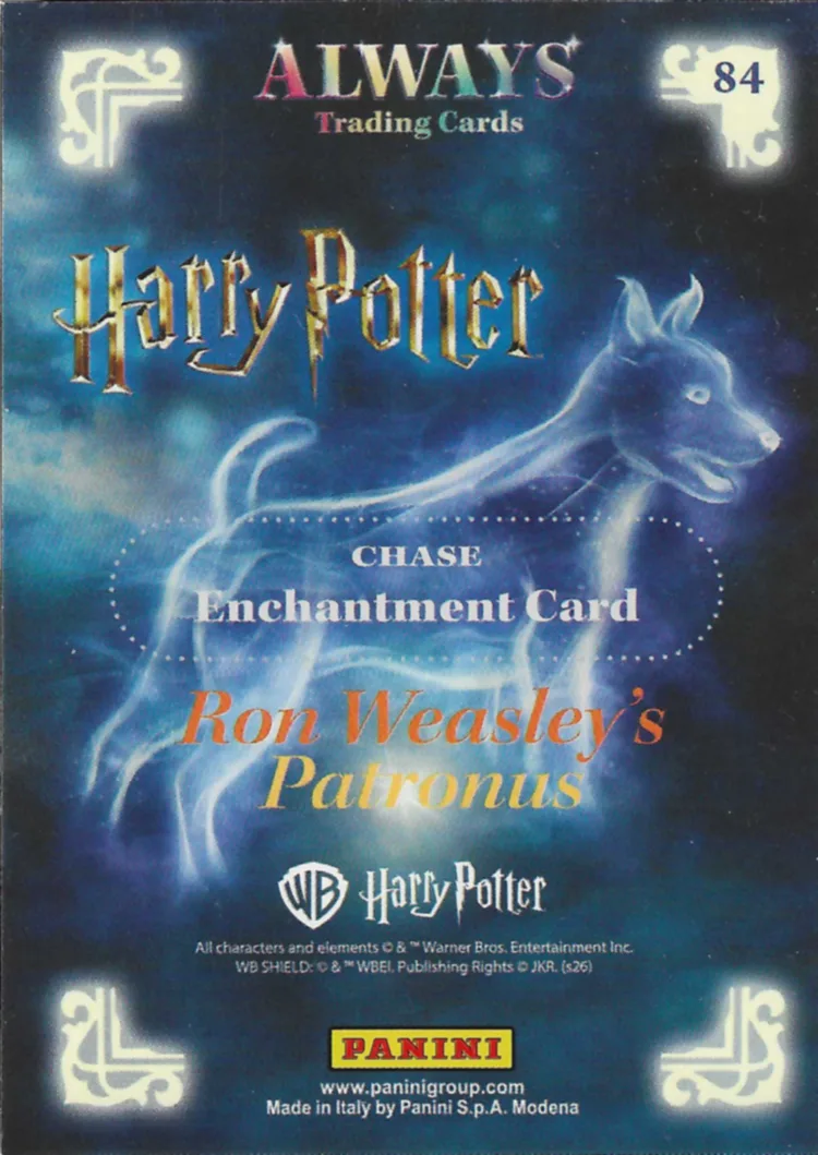 Ron Weasley’s Patronus, back