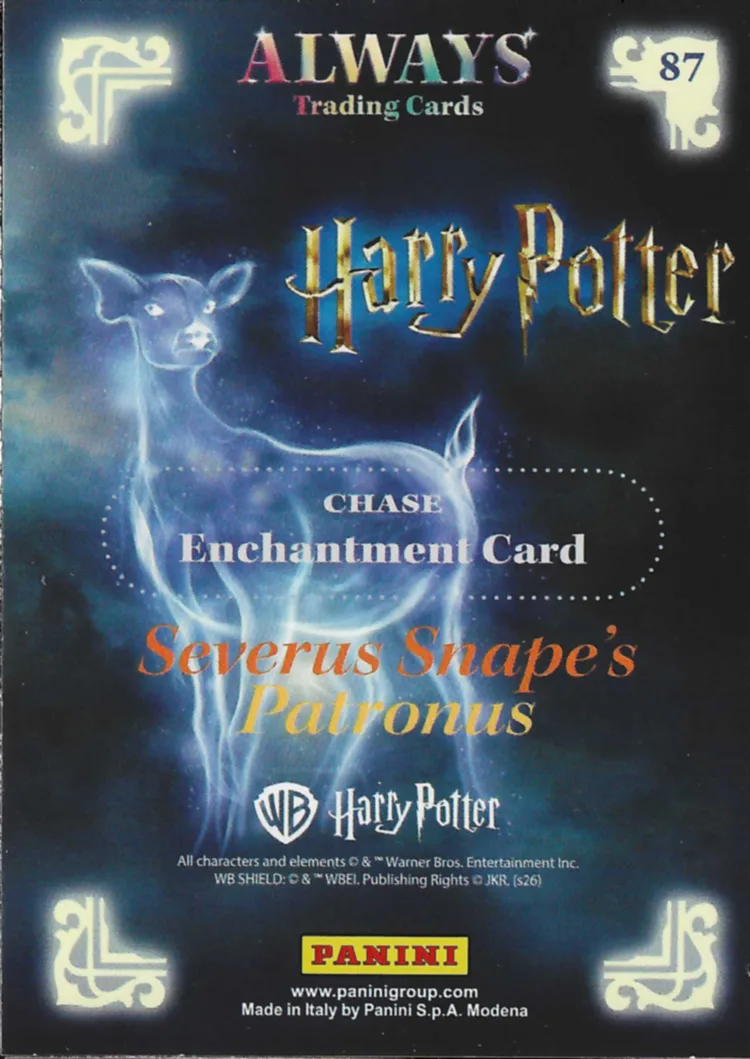 Severus Snape’s Patronus, back