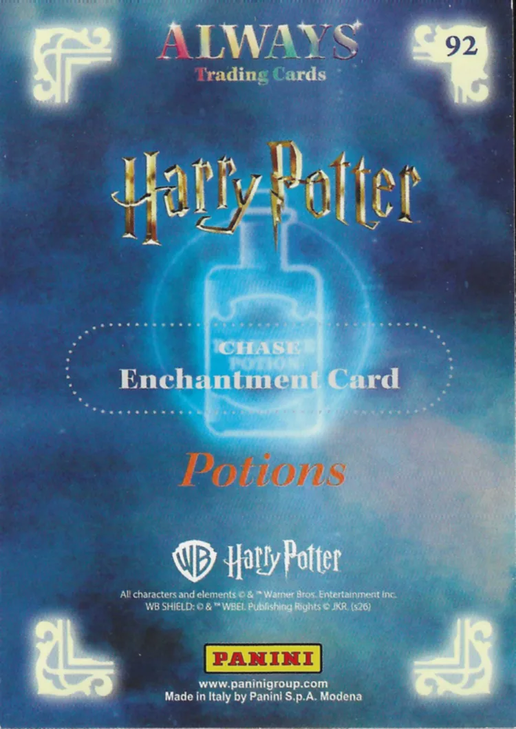 Potions, back