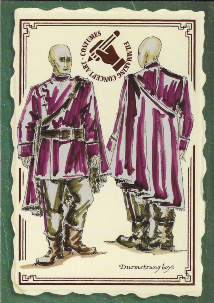 Viktor Krum’s costume for the Yule Ball, front