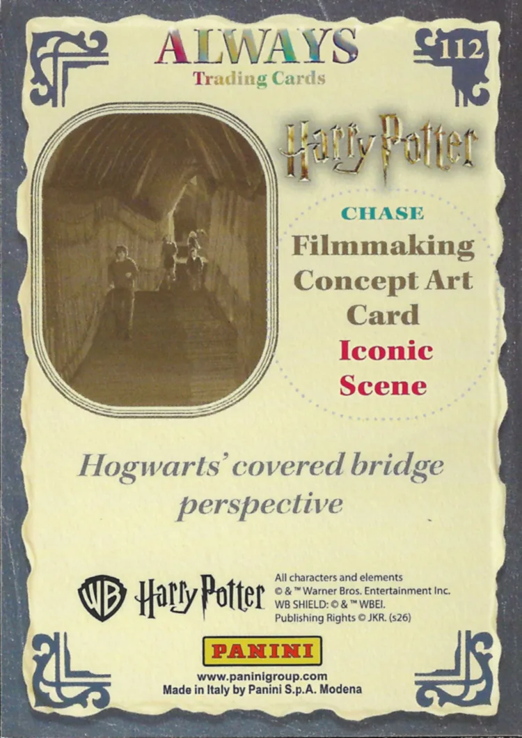Hogwarts’ covered bridge perspective, back