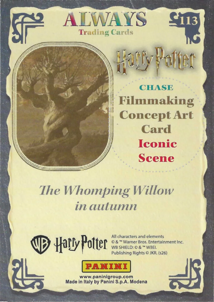 The Whomping Willow in autumn, back