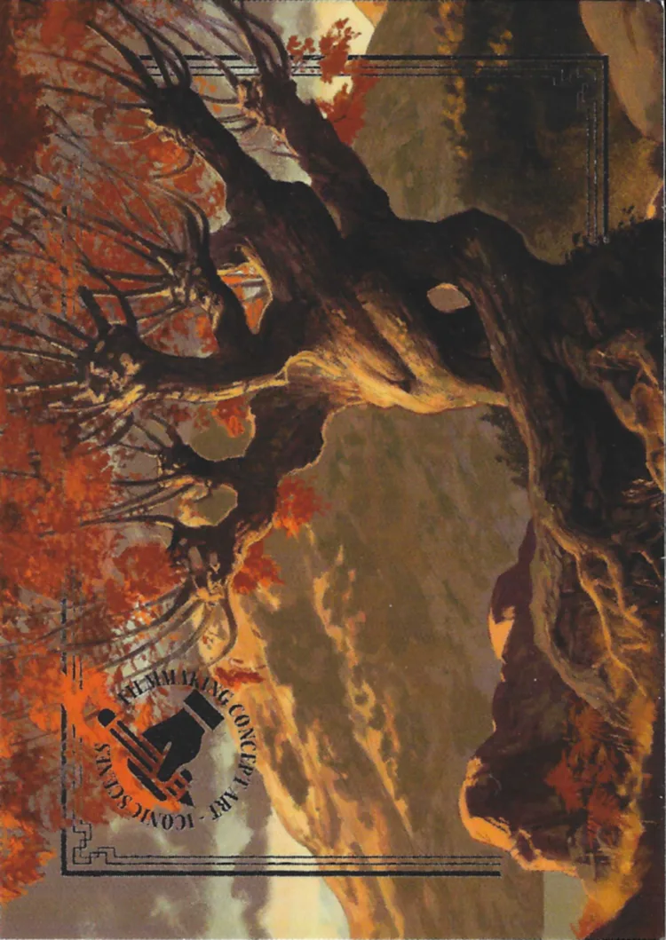 The Whomping Willow in autumn, front