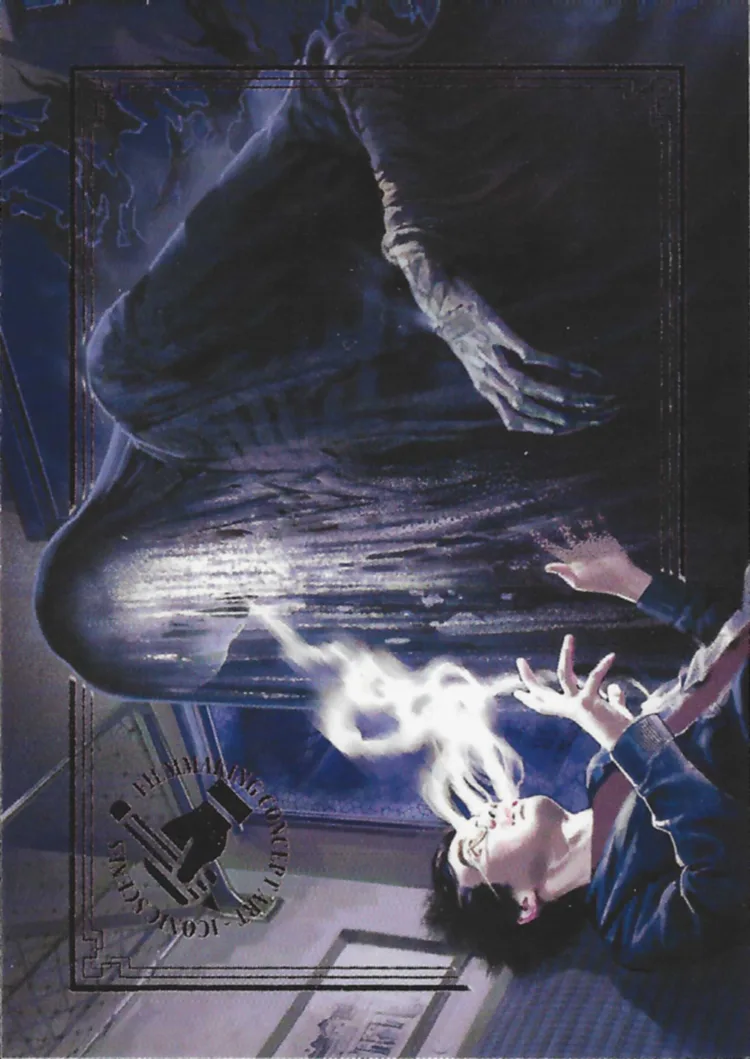 Harry meets a Dementor on the Hogwarts Express, front