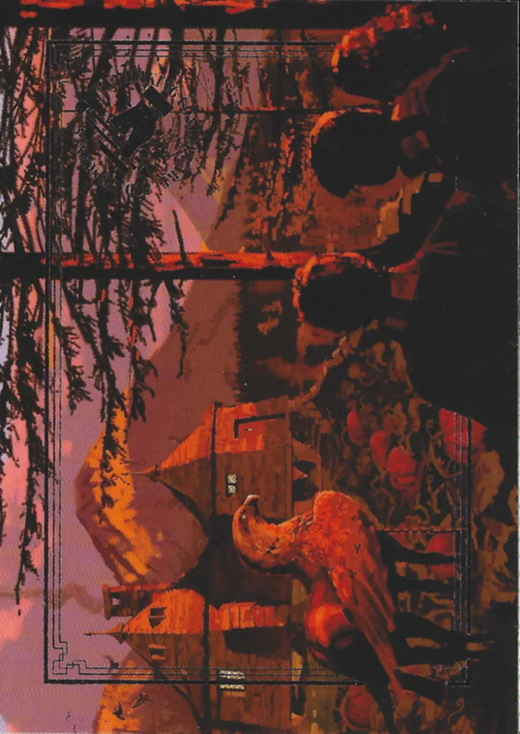 Buckbeak behind Hagrid’s Hut, front