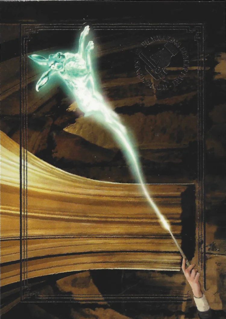 Luna Lovegood casts her hare Patronus, front