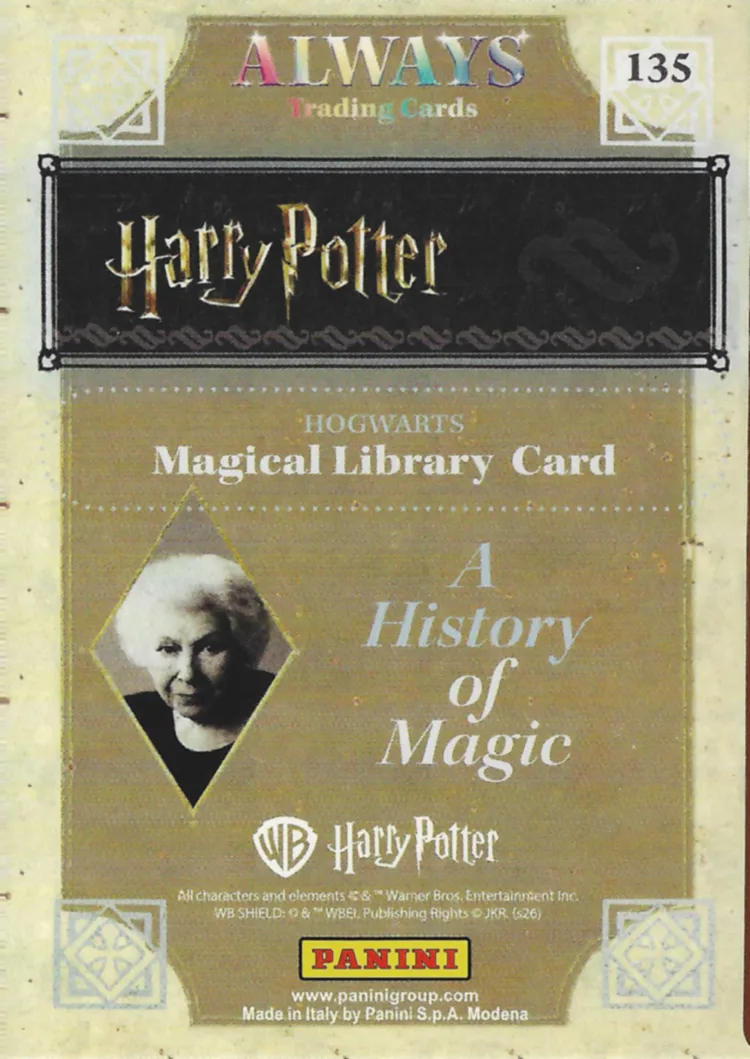 A History of Magic, back