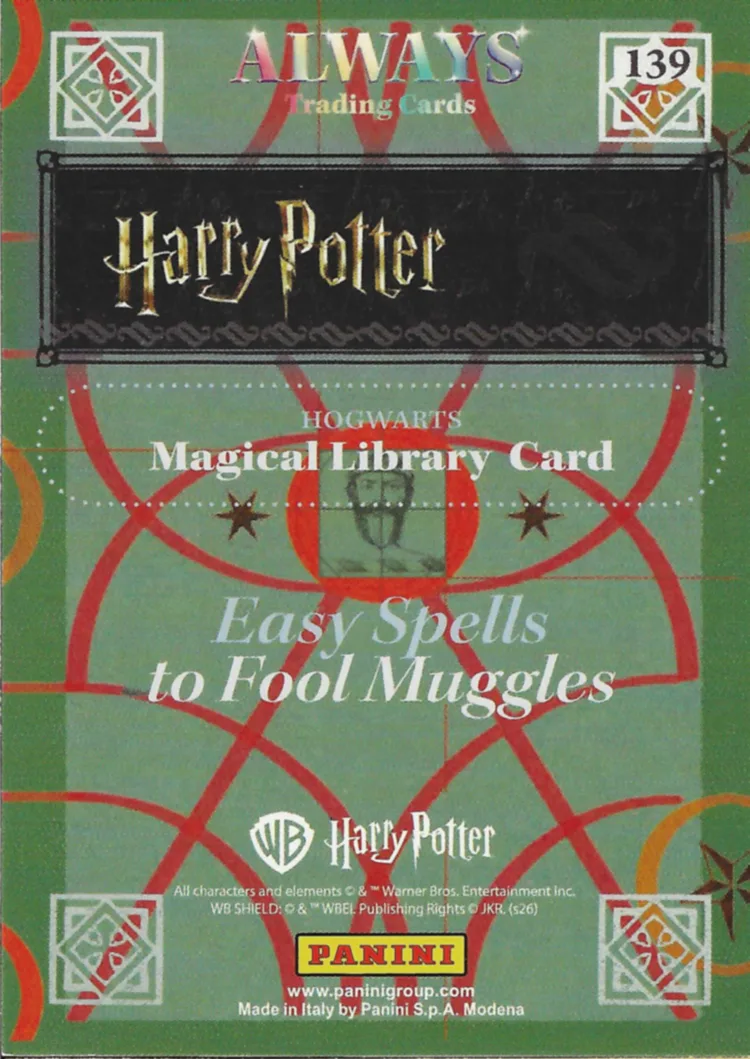 Easy Spells to Fool Muggles, back