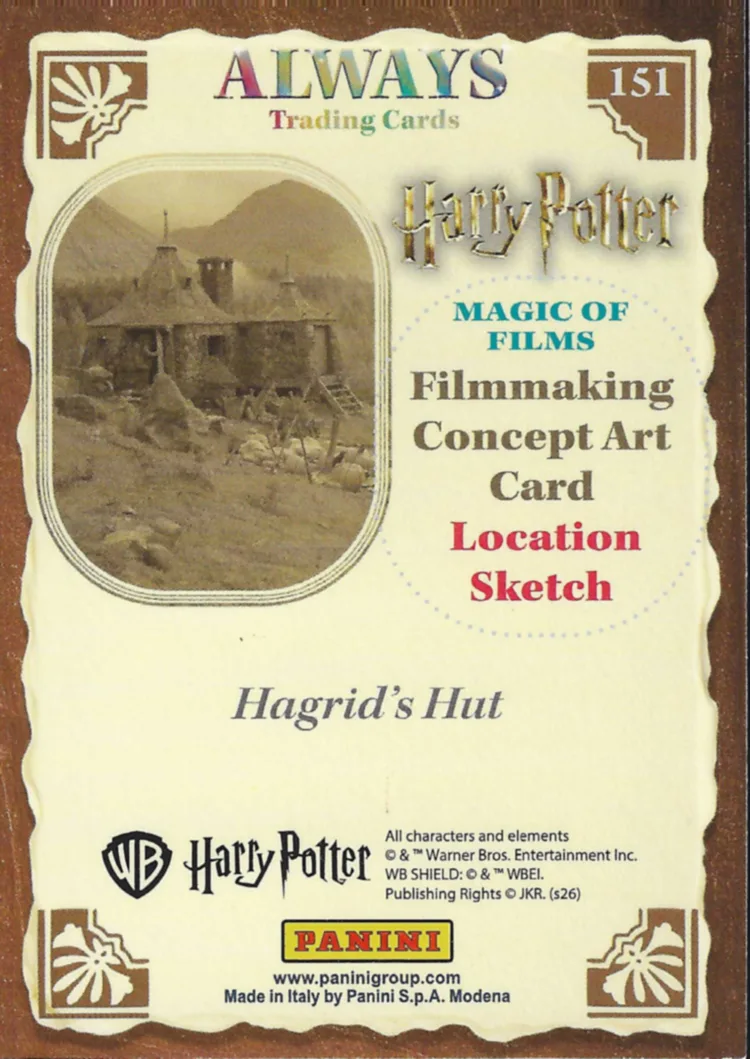 Hagrid’s Hut, back