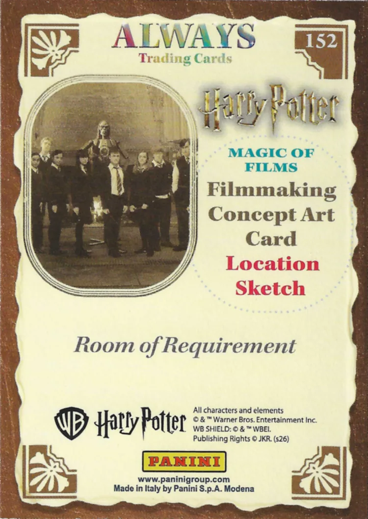 Room of Requirement, back