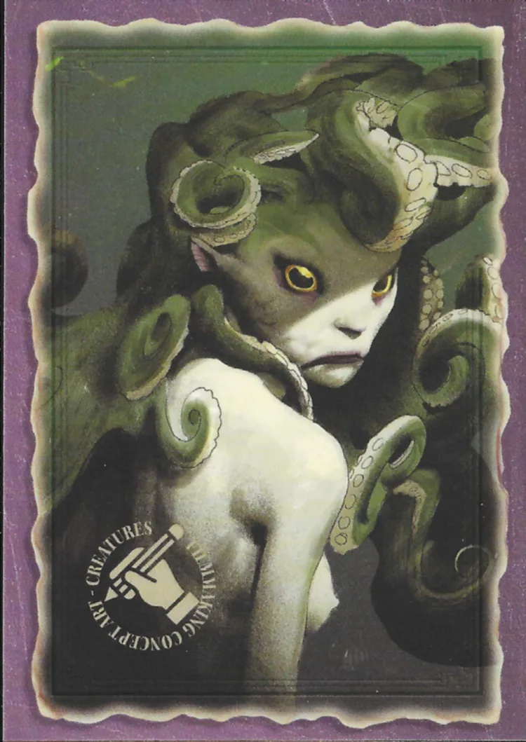 A Merperson who lives underwater, front