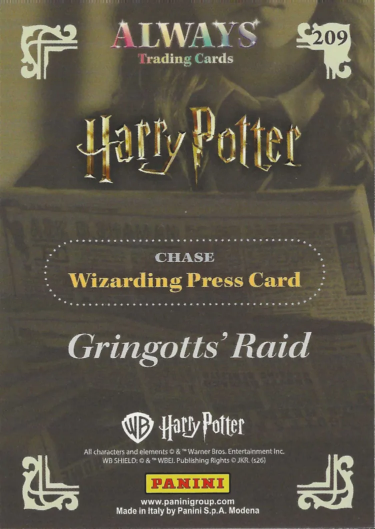 Gringotts’ Raid, back