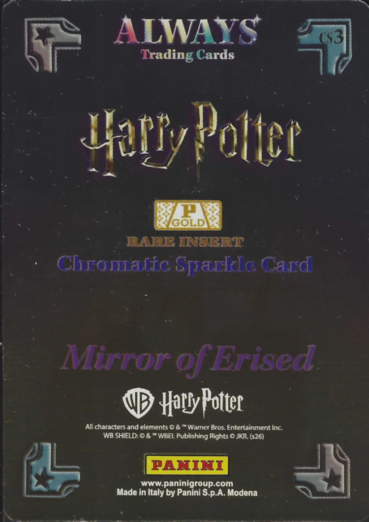 Mirror of Erised, back
