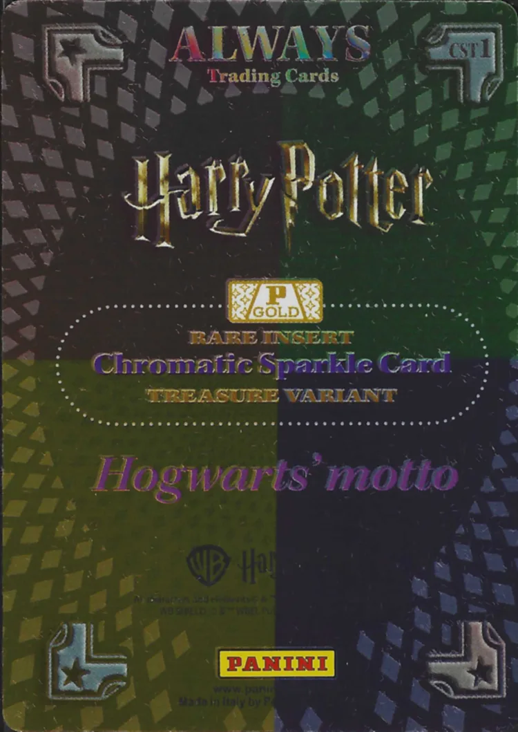 Hogwarts’ motto, back