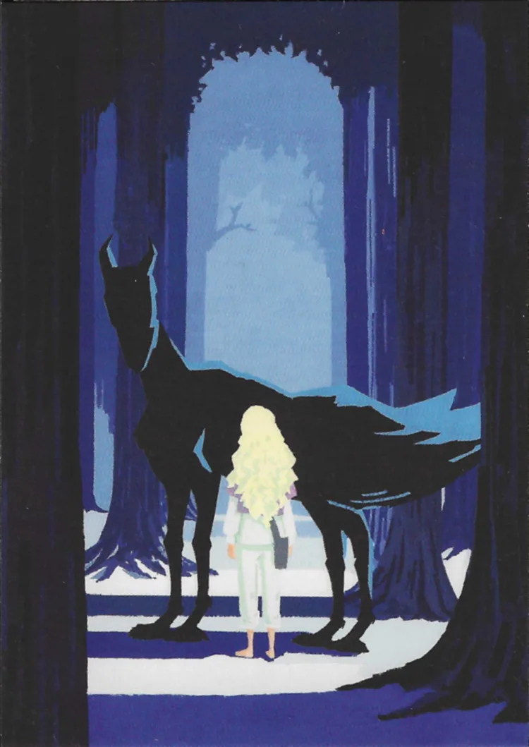 Luna Lovegood and Thestral, front